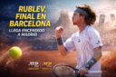 Andrey Rublev remontó ante Hamad Medjedovic por 3-6, 6-2 y 6-2, se metió en la final del ATP 500 de Barcelona y llega con confianza al tramo fuerte de la gira sobre polvo de ladrillo.