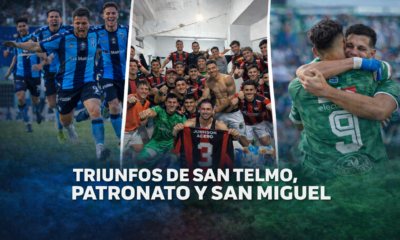 San Telmo, Patronato y San Miguel ganaron en la jornada del sábado de la Primera Nacional y dejaron señales fuertes .