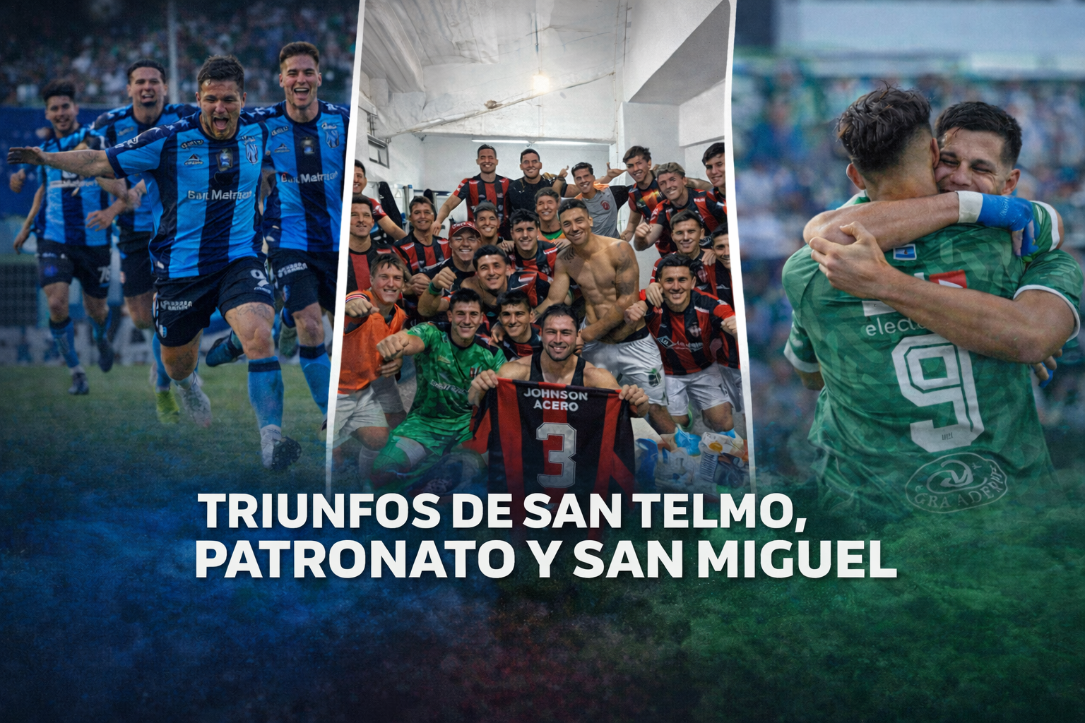 San Telmo, Patronato y San Miguel ganaron en la jornada del sábado de la Primera Nacional y dejaron señales fuertes .