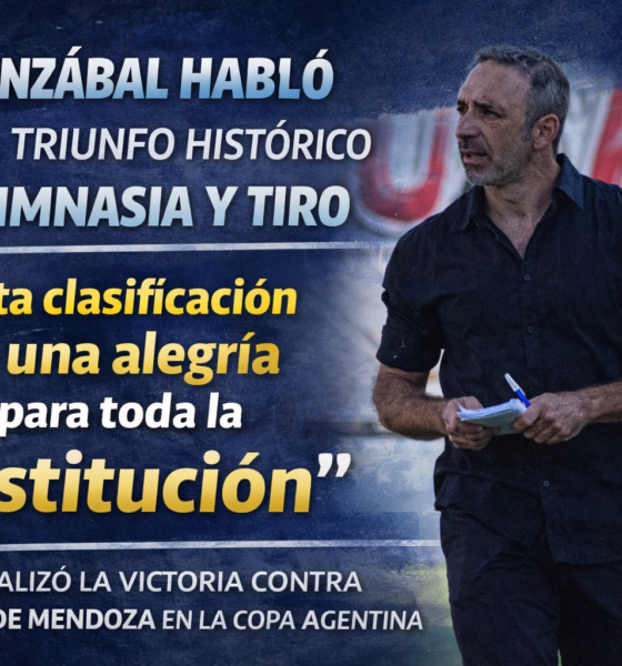 Juan Manuel Azconzábal habló tras el histórico triunfo de Gimnasia y Tiro ante Gimnasia de Mendoza por Copa Argentina. Qué dijo el DT