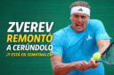 Alexander Zverev remontó ante Francisco Cerúndolo por 5-7, 6-0 y 6-2 en los cuartos de final del ATP 500 de Múnich 2026, avanzó a semifinales y ahora enfrentará a Flavio Cobolli.
