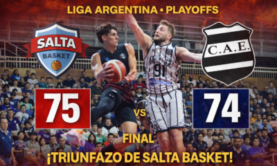 Salta Basket venció 75-74 a Estudiantes de Tucumán en suplementario, ganó la serie y avanzó en los playoffs de la Liga Argentina.