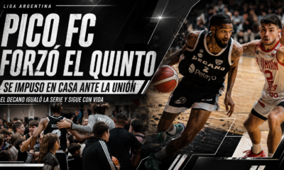 Pico FC venció 80-75 a La Unión de Colón en el Ángel Larrea, igualó la serie 2-2 y forzó un quinto juego decisivo por La Liga Argentina.