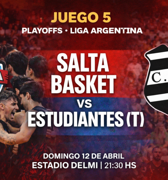 Salta Basket recibe a Estudiantes de Tucumán en el quinto juego de la serie de playoffs. Todo se define en el Delmi por la Liga Argentina.