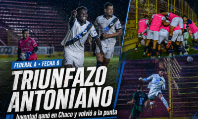 Juventud Antoniana venció 1-0 a Defensores de Vilelas como visitante, con gol de Johnjailer Palacios, y volvió a subirse a la punta