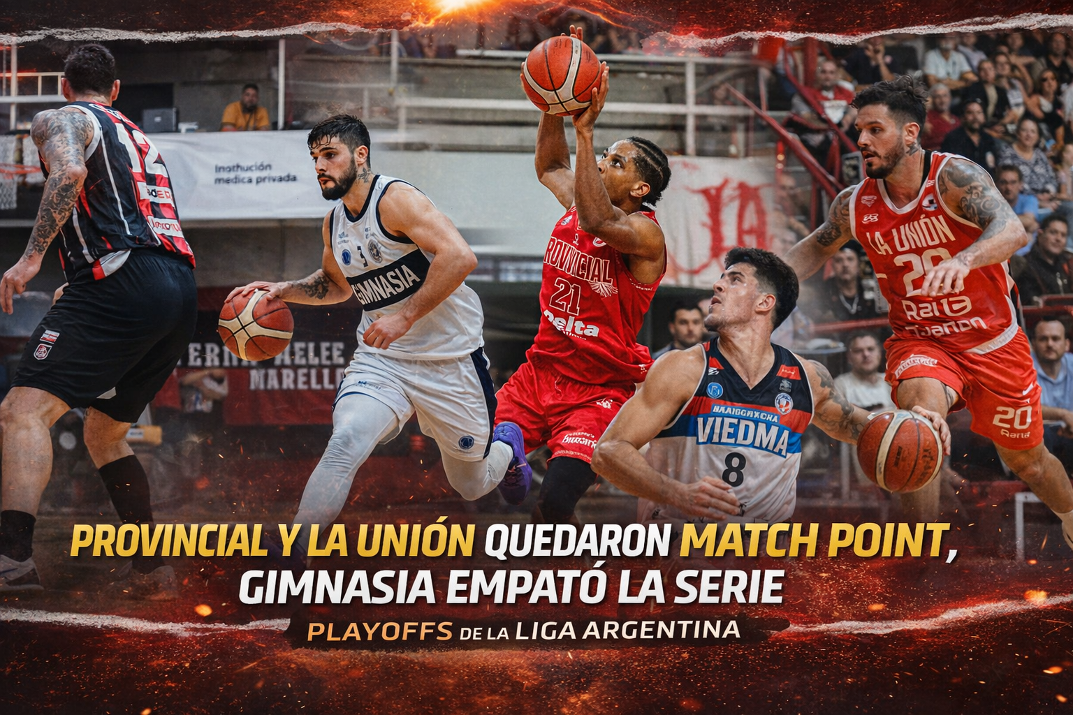 Provincial y La Unión volvieron a ganar y quedaron match point en la Liga Argentina, mientras Gimnasia dio el golpe ante Central Entrerriano