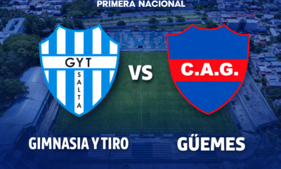 Gimnasia y Tiro de Salta recibe a Güemes de Santiago del Estero por la fecha 10 de la Primera Nacional 2026. El Albo llega entonado