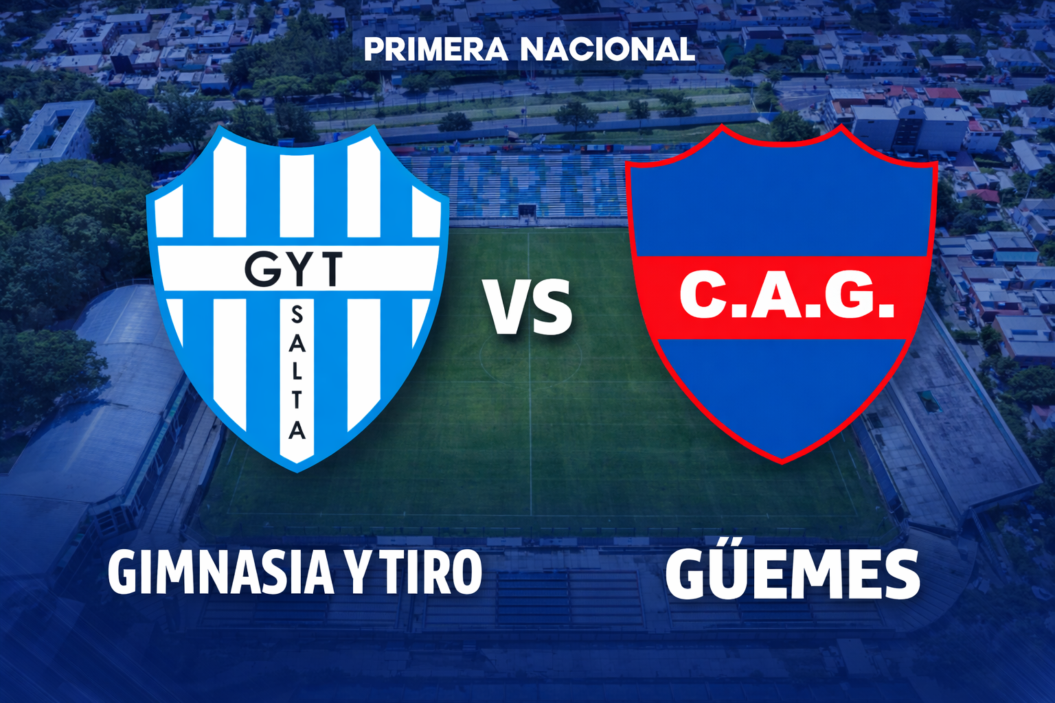 Gimnasia y Tiro de Salta recibe a Güemes de Santiago del Estero por la fecha 10 de la Primera Nacional 2026. El Albo llega entonado