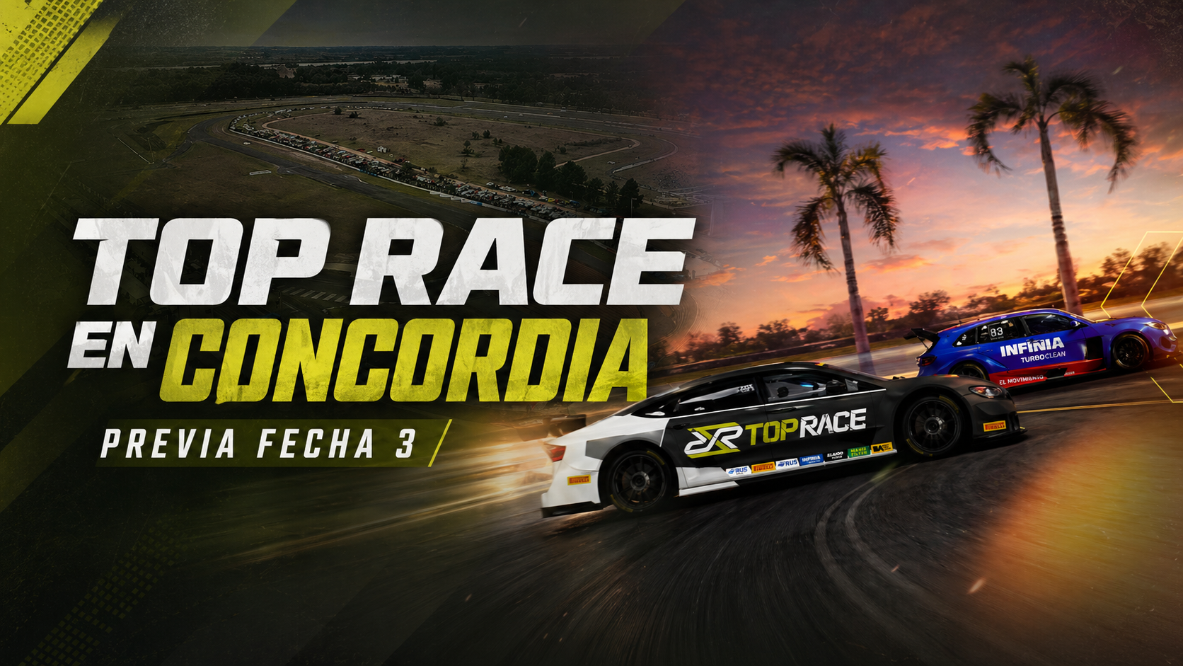 El Top Race llega a Concordia para disputar la 3ª fecha del campeonato 2026. Ciarrocchi lidera el torneo, Traverso va por el podio