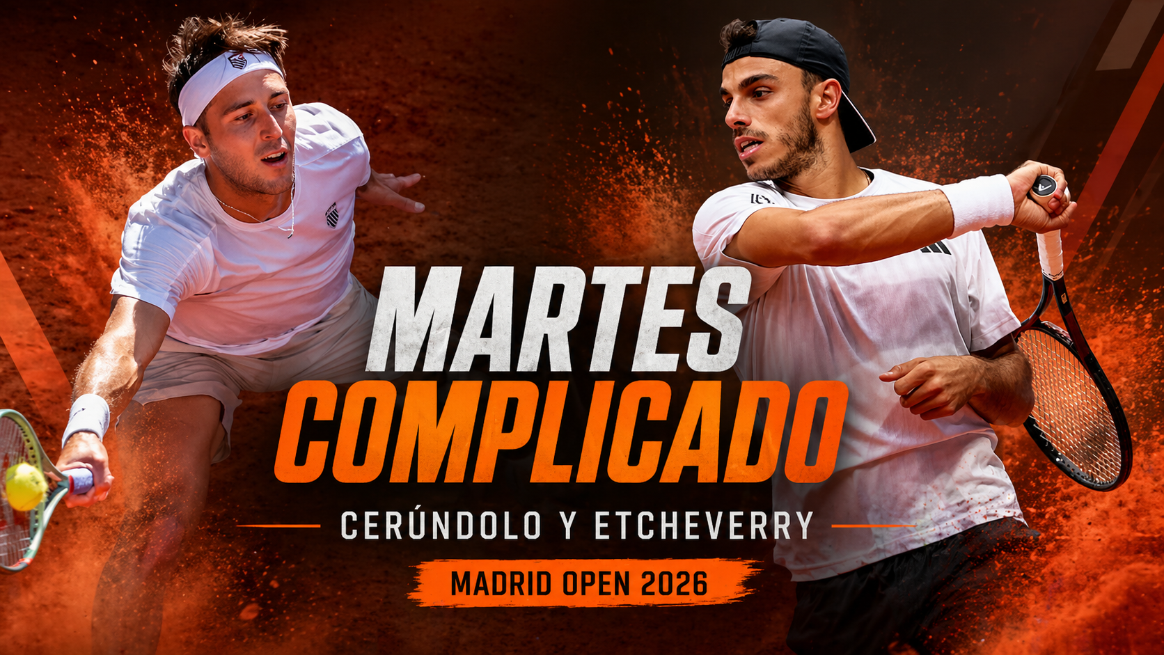 Francisco Cerúndolo y Tomás Etcheverry quedaron eliminados del Madrid Open 2026 en una jornada difícil para el tenis argentino.