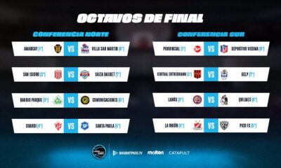 La Liga Argentina de Básquet ya definió cómo se jugarán los cuartos de final: habrá cruces entre equipos de la Conferencia Norte y Sur
