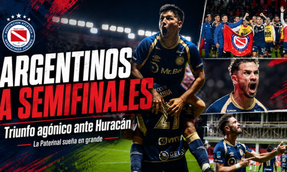 Argentinos Juniors derrotó 1-0 a Huracán en La Paternal, con gol de Tomás Molina en el alargue, y avanzó a semifinales del Torneo Apertura