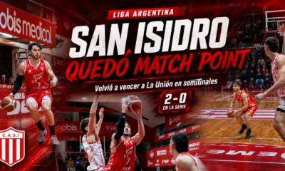 San Isidro derrotó a La Unión de Colón por 68 a 51 en el Manno, puso la serie 2-0 y quedó a un triunfo de la final de La Liga Argentina.