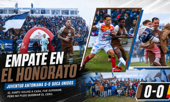 Juventud Antoniana empató 0-0 ante Boca Unidos en el Fray Honorato Pistoia por la fecha 9 del Federal A. En el debut de Sergio Maza, el Santo fue superior, pero no pudo quebrar al arquero Federico Quijano.