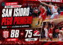 San Isidro venció a La Unión de Colón por 88 a 75, ganó el primer punto de la semifinal y quedó 1-0 arriba en La Liga Argentina.