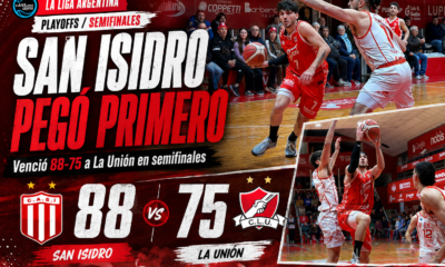 San Isidro venció a La Unión de Colón por 88 a 75, ganó el primer punto de la semifinal y quedó 1-0 arriba en La Liga Argentina.