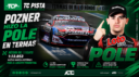 Pozner logró la pole del TC Pista en Termas con récord incluido. El piloto del Moriatis Competición fue el más rápido de la clasificación