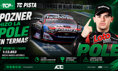 Pozner logró la pole del TC Pista en Termas con récord incluido. El piloto del Moriatis Competición fue el más rápido de la clasificación