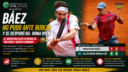 Sebastián Báez en Roma cayó ante Alexander Bublik por 6-1 y 6-2 y quedó eliminado en segunda ronda del Masters 1000.