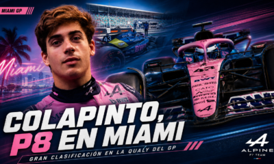 Franco Colapinto fue octavo en la qualy del GP de Miami, igualó su mejor posición de partida y destacó el avance de Alpine