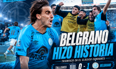 Belgrano derrotó 1-0 a Talleres en el Kempes, cortó una racha histórica sin triunfos en el clásico de Córdoba y avanzó a cuartos del Torneo Apertura 2026.