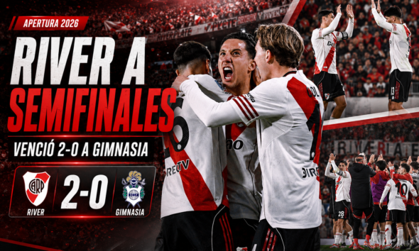 River Plate derrotó 2-0 a Gimnasia en el Monumental, con goles de Sebastián Driussi y Lucas Martínez Quarta, y avanzó a semifinales