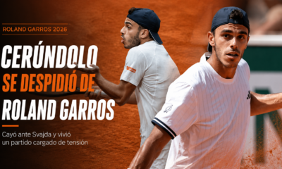 Fran Cerúndolo perdió ante Zachary Svajda por 6-3, 6-4, 3-6, 4-6 y 6-3 en Roland Garros 2026, discutió con su entrenador y quedó eliminado