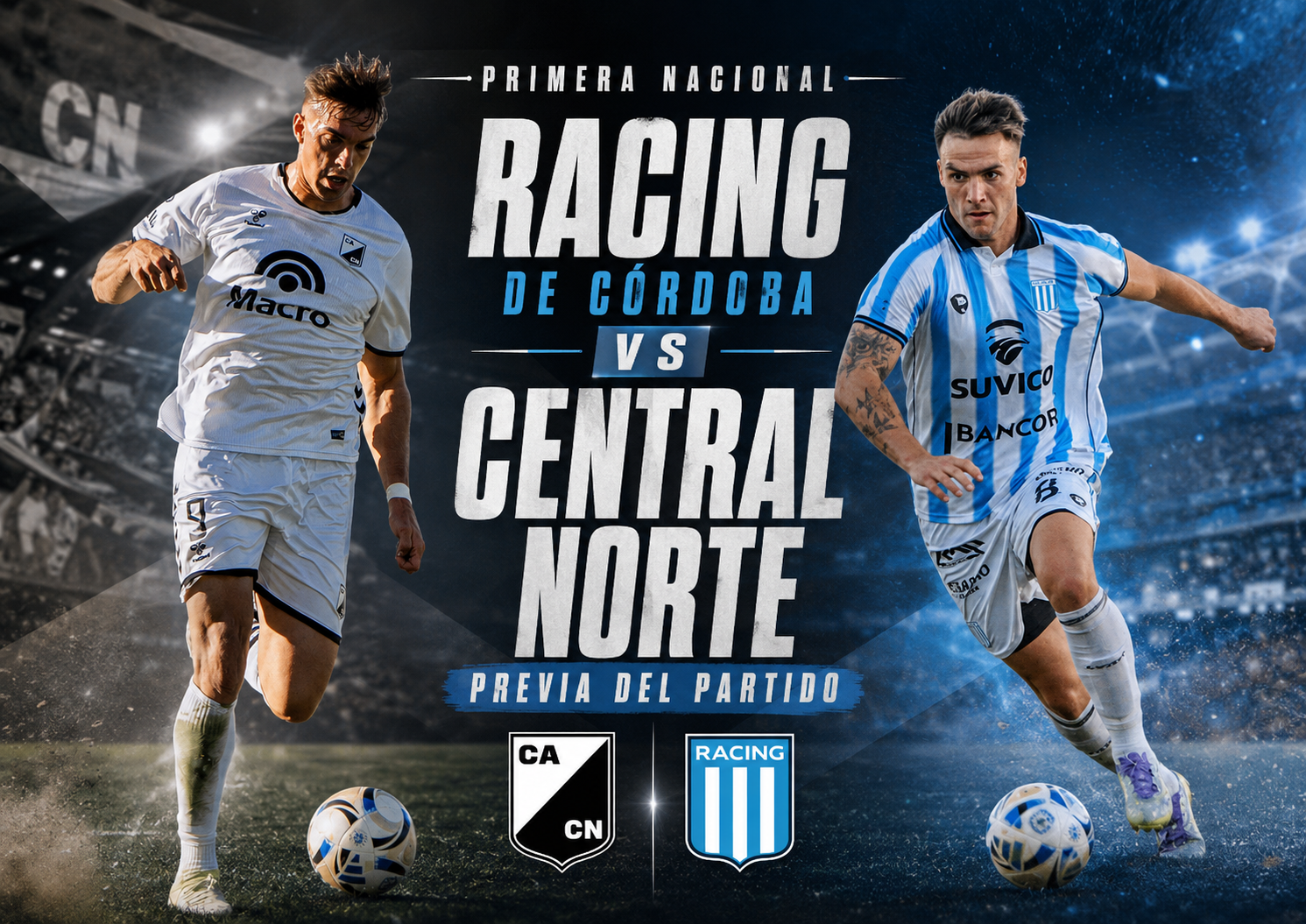 Central Norte visita a Racing de Córdoba por la fecha 14 de la Primera Nacional. Previa completa, estadísticas, declaraciones de Sciacqua