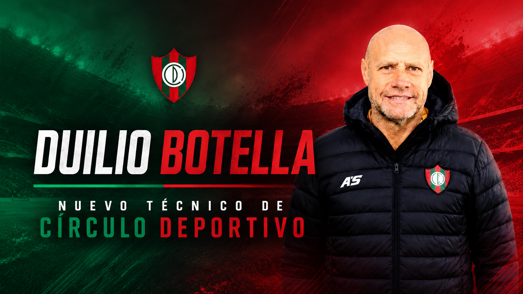 Duilio Botella fue confirmado como nuevo técnico de Círculo Deportivo tras la salida de Charlier. El Papero último en la Zona 4 del Federal A