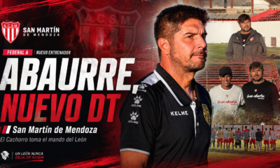 San Martín de Mendoza confirmó a Alejandro “Cachorro” Abaurre como nuevo entrenador tras la salida de Christian Corrales. El León suma apenas cinco puntos en la Zona 3 del Federal A y buscará reaccionar ante FADEP.
