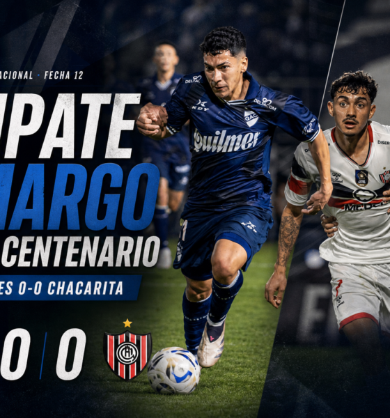 Chacarita y Quilmes empataron 0-0 en el estadio Centenario por la fecha 12 de la Primera Nacional. El Cervecero tuvo las más claras