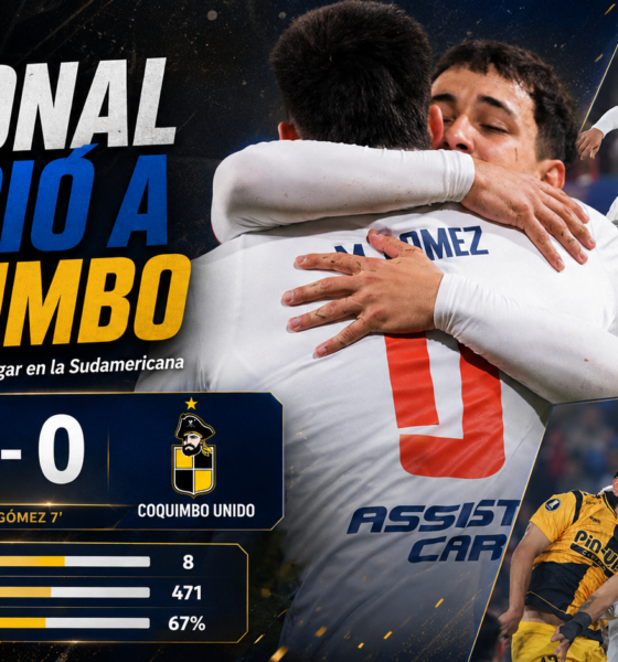 Nacional venció 1-0 a Coquimbo Unido en el Gran Parque Central por la Copa Libertadores y aseguró el tercer puesto del Grupo B