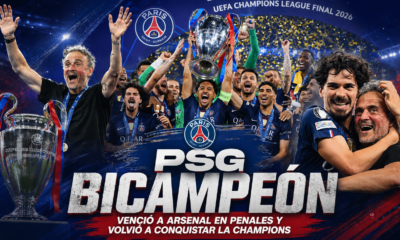 PSG venció por penales a Arsenal tras empatar 1-1 en Budapest y se coronó bicampeón de la Champions League.