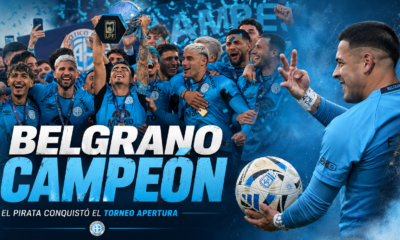 Belgrano venció 3-2 a River, dio vuelta una final inolvidable y consiguió el primer título de su historia en el Torneo Apertura 2026.