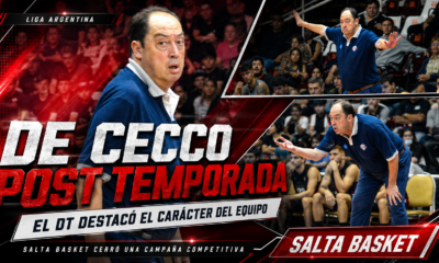 Ricardo De Cecco realizó el balance post temporada de Salta Basket en La Liga Argentina 2025/26, destacó el carácter del equipo y el ADN infernal