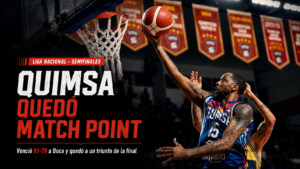 Quimsa se hizo fuerte en casa, venció 91-78 a Boca Juniors y quedó match point en las semifinales de La Liga Nacional