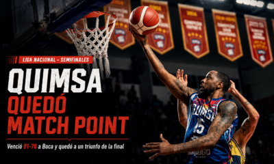 Quimsa se hizo fuerte en casa, venció 91-78 a Boca Juniors y quedó match point en las semifinales de La Liga Nacional