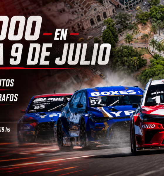 Salta vibra con el TC2000 en la Plaza 9 de Julio: este viernes habrá autos de carrera, pilotos, firma de autógrafos y sorteos de entradas