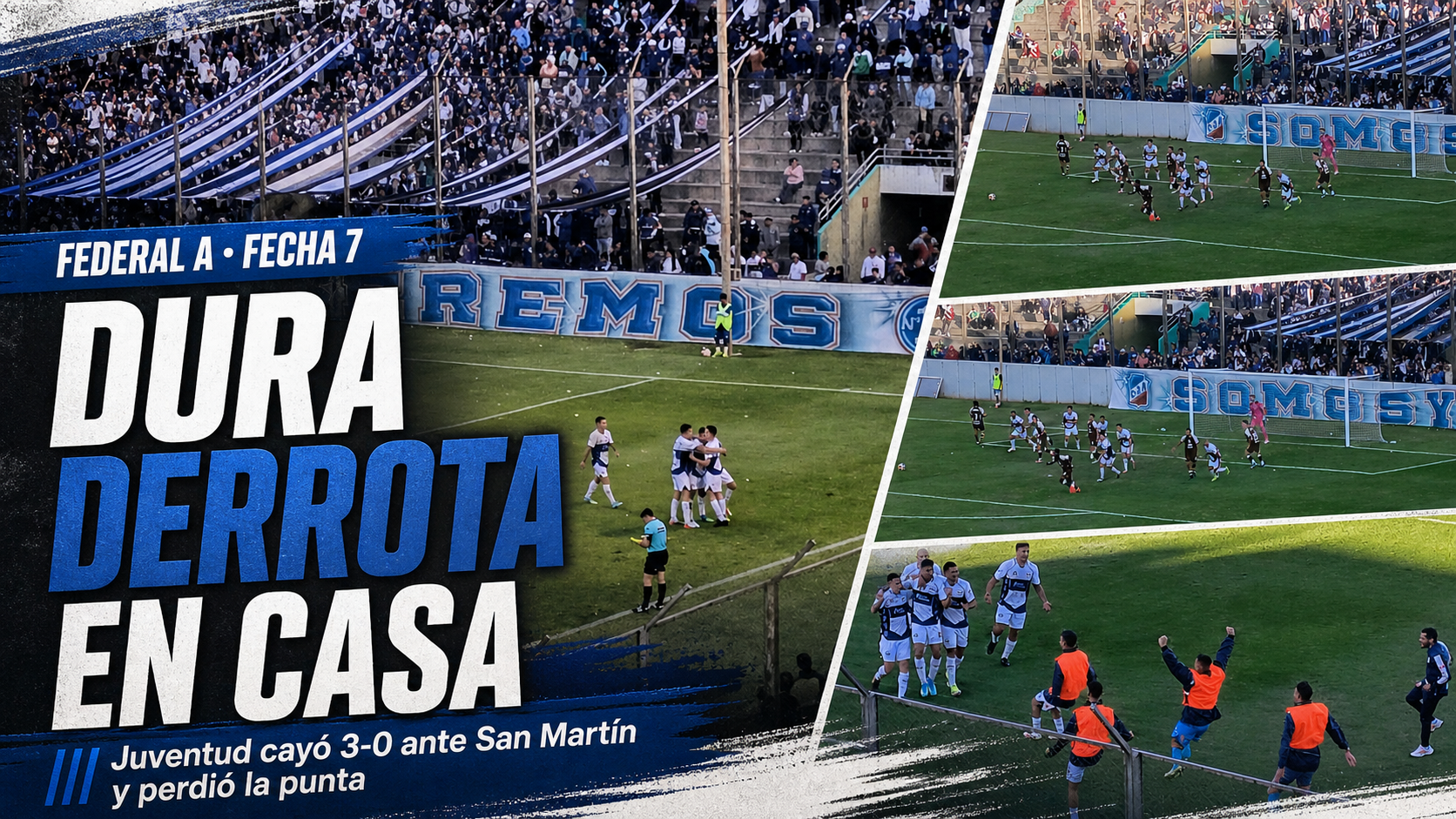 Juventud Antoniana perdió 3-0 ante San Martín de Formosa por la fecha 7 del Federal A. El Santo dejó la punta y se fue silbado