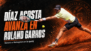 Facundo Díaz Acosta venció a August Holmgren por 6-7, 6-4 y 6-2, superó la qualy de Roland Garros 2026 y jugará el cuadro principal.