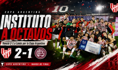 Instituto derrotó 2-1 a Lanús en Rosario, avanzó a los octavos de final de la Copa Argentina 2026 y enfrentará a Platense
