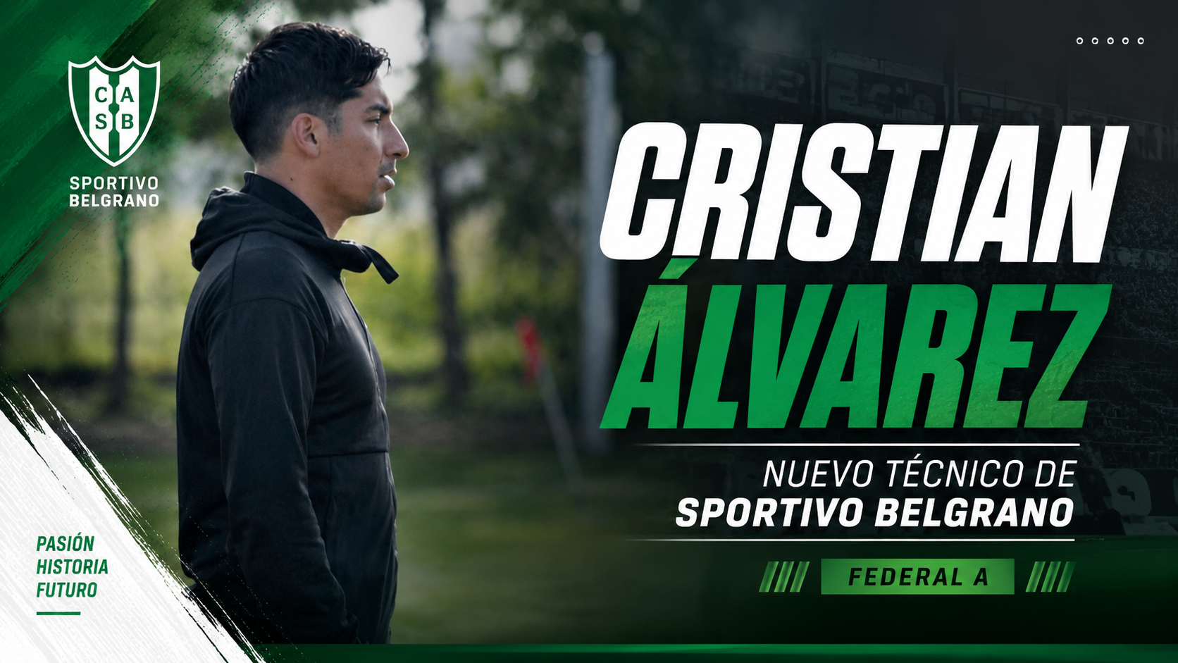 Sportivo Belgrano ratificó a Cristian Álvarez como entrenador tras tres victorias consecutivas. La Verde cerró en zona de clasificación
