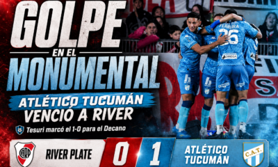 Atlético Tucumán venció 1-0 a River en el Monumental con gol de Renzo Tesuri. El Decano cortó una racha de 464 días sin ganar como visitante