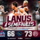 Lanús venció como visitante a Villa San Martín por 73 a 66, cerró la serie 3-0 y avanzó a las semifinales. Edgar Merchant fue el goleador