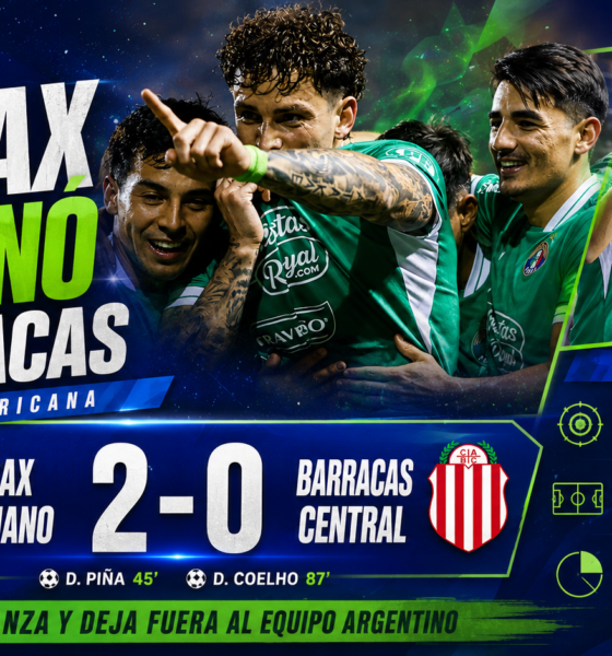 Audax Italiano venció 2-0 a Barracas Central por la Copa Sudamericana 2026 y eliminó al Guapo del Grupo G. Crónica, análisis y estadísticas.