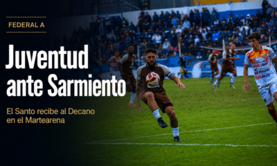 Juventud Antoniana recibe a Sarmiento de Resistencia por la fecha 10 del Federal A. El Santo busca volver al triunfo en Salta