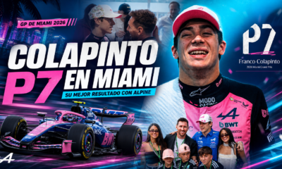 Franco Colapinto terminó séptimo en el Gran Premio de Miami tras una penalización a Charles Leclerc y logró su mejor resultado en Fórmula 1
