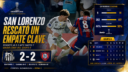 San Lorenzo remontó un 0-2 ante Santos en Brasil y quedó muy cerca de avanzar en la CONMEBOL Sudamericana.