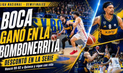 Boca ganó en la Bombonerita, venció 99-92 a Quimsa y descontó en la semifinal de La Liga Nacional. Cáffaro fue figura con 17 puntos