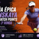 Kalinskaya Roma Open: la rusa salvó nueve match points, venció a Siniakova y avanzó a tercera ronda del WTA 1000.